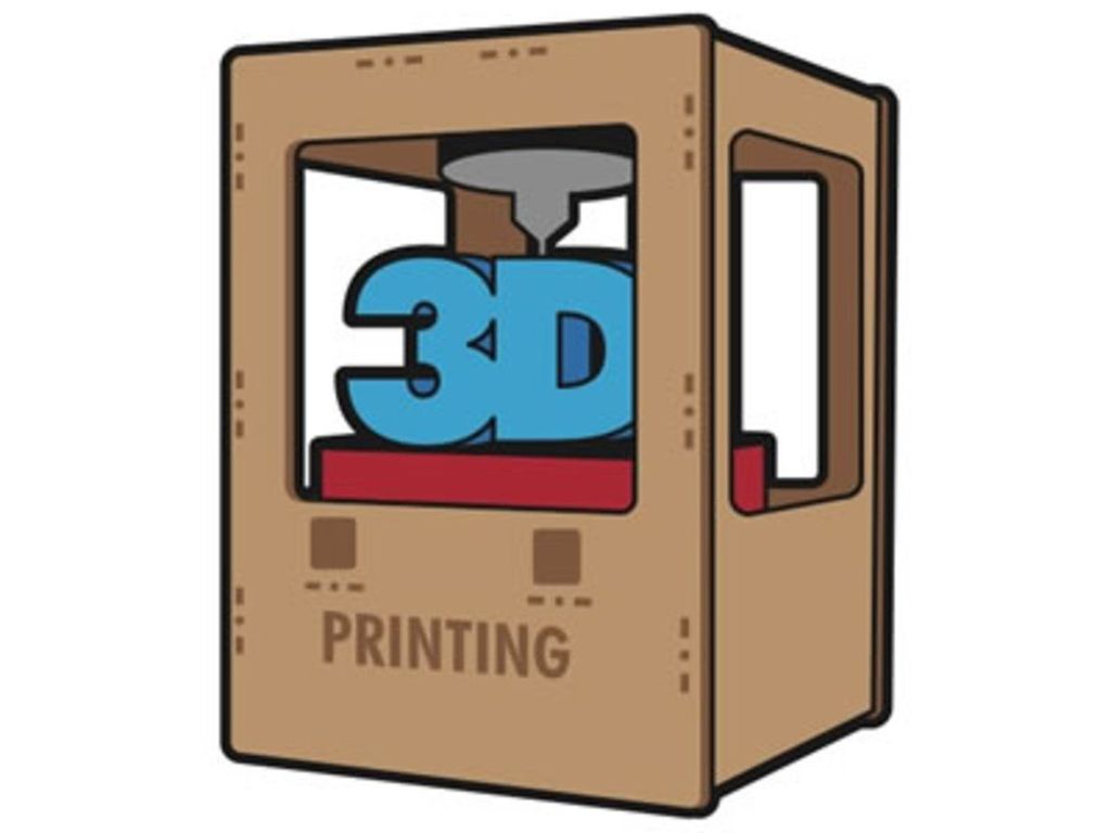cartoon 3d printer