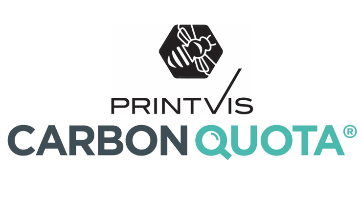 Automated carbon footprint calculations with PrintVis and CarbonQuota partnership