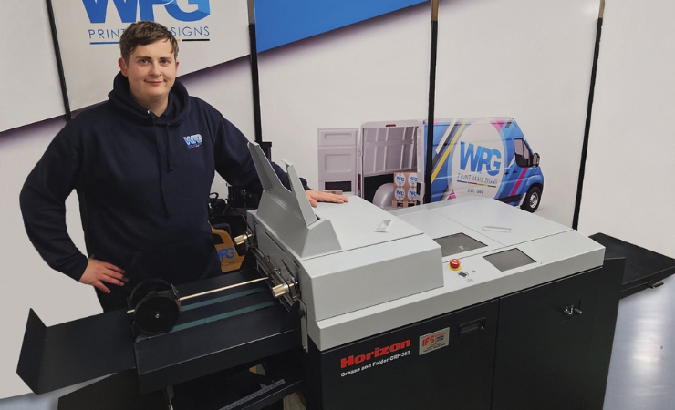 Welshpool enhances finishing with Horizon folder creaser