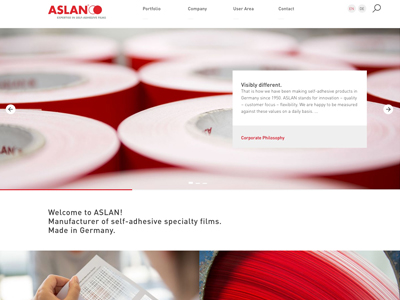 Aslan launches new website