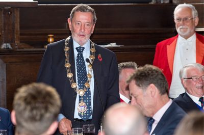 Lord Blunkett lunches with The Printing Charity