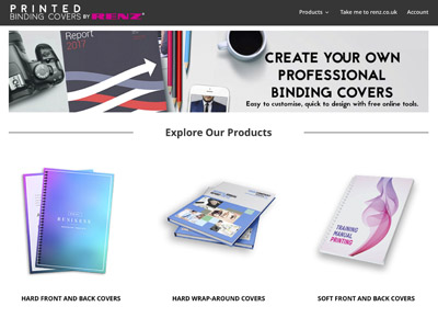 Renz launches binding covers web to print service