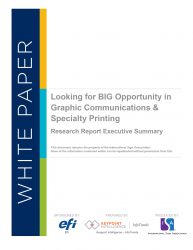 Looking for big opportunity in graphic communications and speciality printing UV Wide-Format Printing