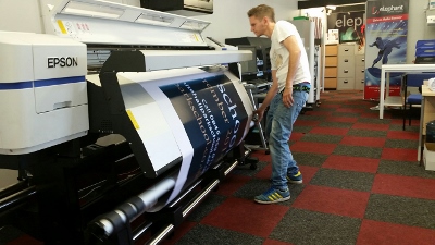 Elephant has a big new printer in the room