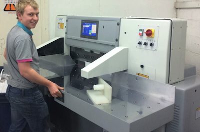 Productivity doubles with the CCM780 guillotine