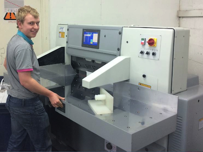 Productivity doubles with the CCM780 guillotine